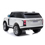 Elektrické autíčko Range Rover - nelakované - biele - LCD displej 